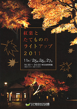 紅葉とたてもののライトアップ2011