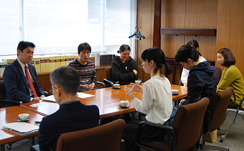 松本洋平内閣府大臣政務官が来訪されました