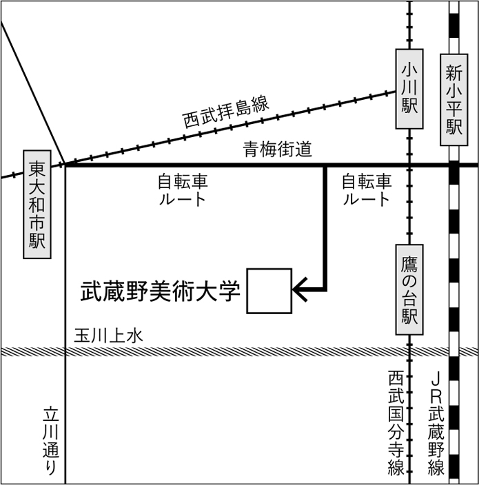 交通アクセス 武蔵野美術大学