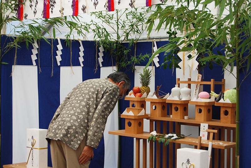 （仮称）新学科棟工事の地鎮祭