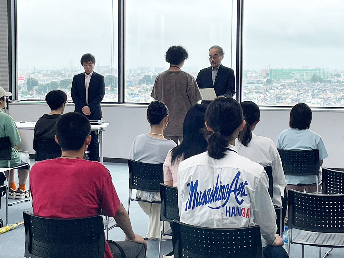 2025年度学校法人武蔵野美術大学大学院修士課程奨励奨学金授与式
