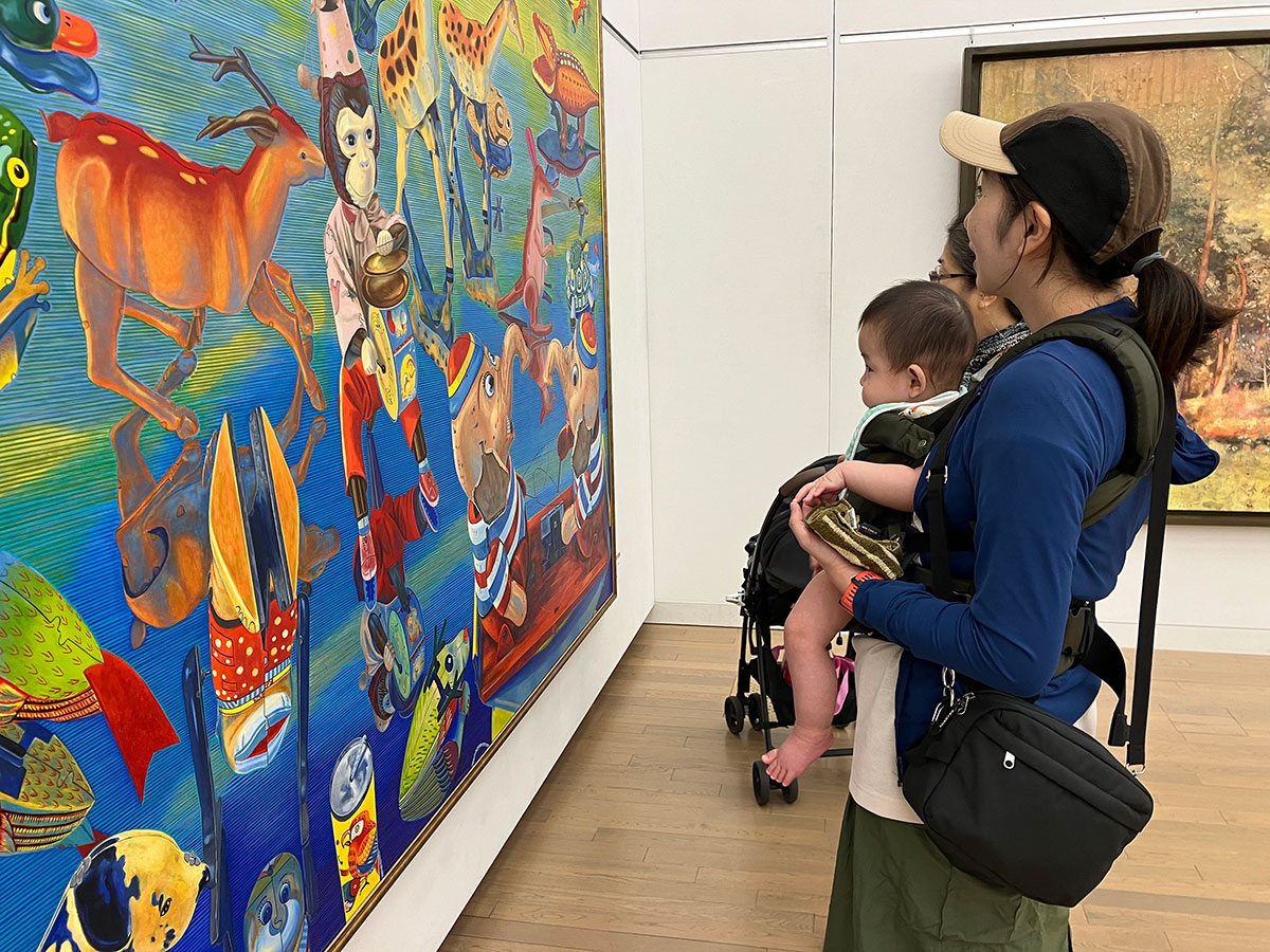 赤ちゃんと楽しむ独立展