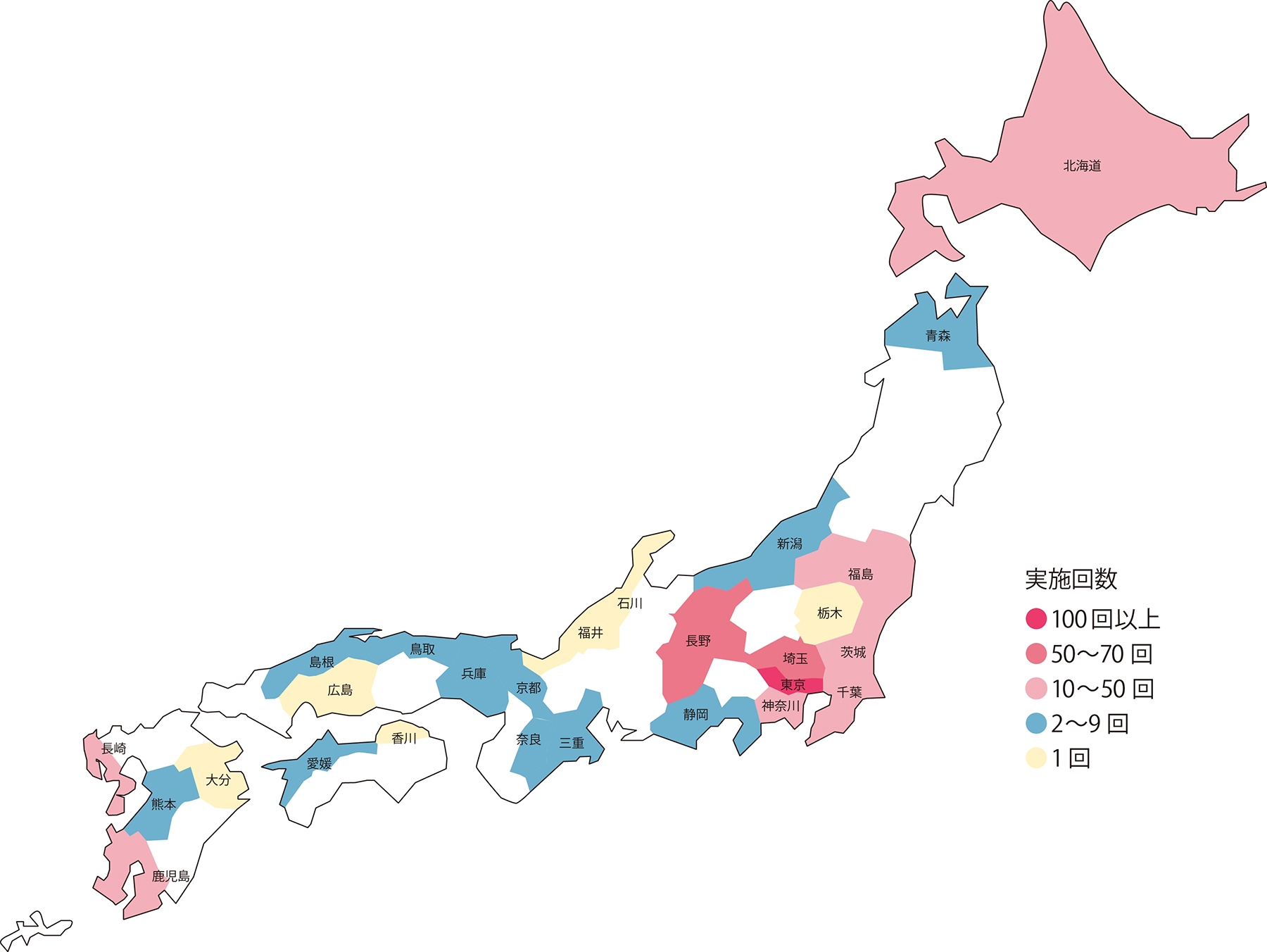 実施都道府県別