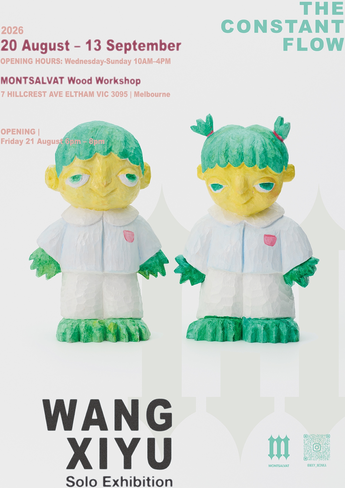 ワンシユ個展「THE CONSTANT FLOW」
