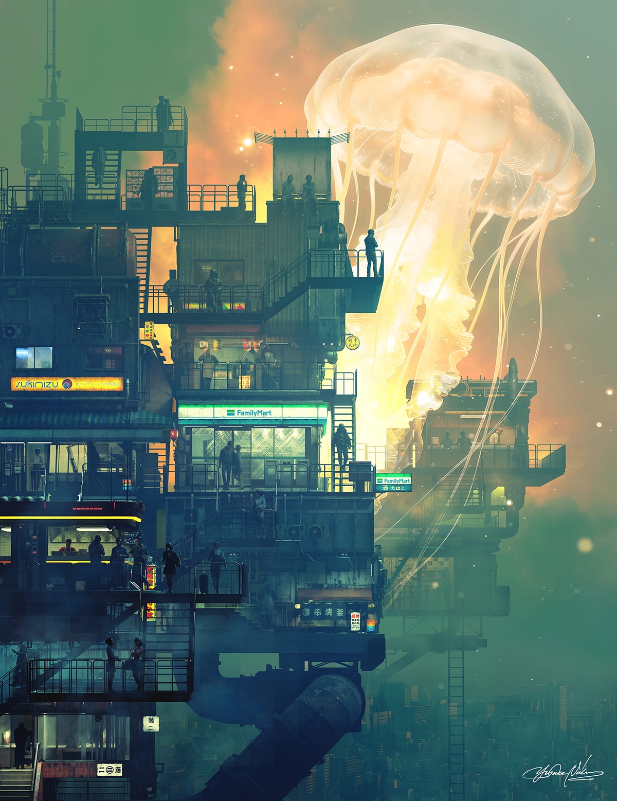 出展作品「The Day the City Looked up」